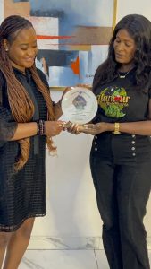 GRMA Awardee - Folake Moremi Akano with Ambassador Tokunbo Odedina-Casson